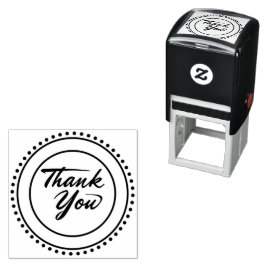 Sello Automático Personalizado Branded Gracias | Elegante oro metál