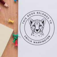 Personalizado Cheetah Este libro pertenece al nomb