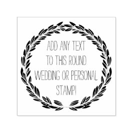 Sello Automático Personalizado Cualquier texto Círculo redondeado m