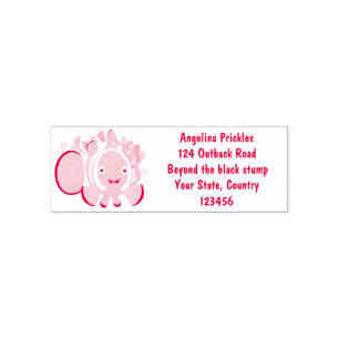 Sello Automático Personalizado de anenoma de payaso alegre