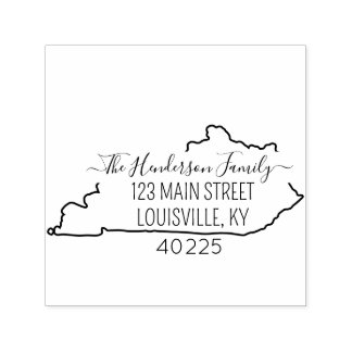 Sello Automático Personalizado de dirección de retorno de Kentucky