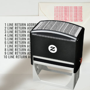 Sello Automático personalizado de direcciones de devolución de líne