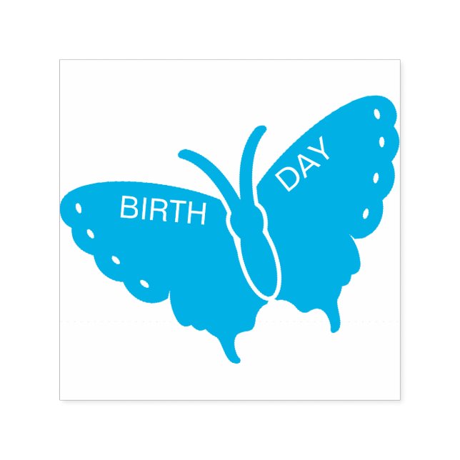 Sello Automático Personalizado de mariposa Scrapbooking Stamp (Diseño)