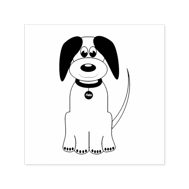 Sello Automático Personalizado de perro (Diseño)