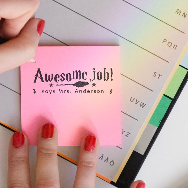 Sello Automático Personalizado de profesores estampan escuela de au (Subido por el creador)