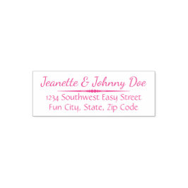 Sello Automático Personalizado de recorte de guión retro o marca de