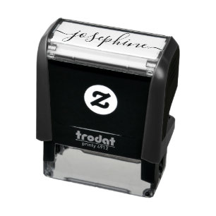 Sello Automático Personalizado de script elegante de script de nomb