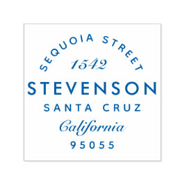 Sello Automático Personalizado Elegant Modern Family Name Return Ad