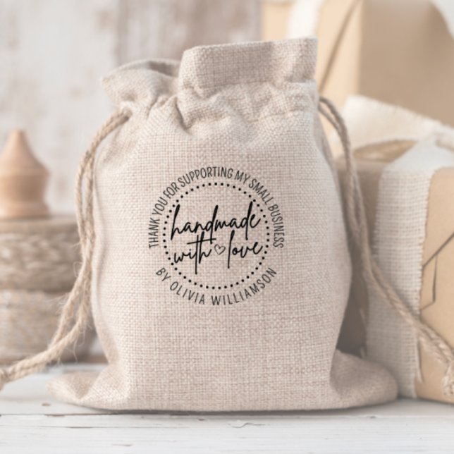 Sello Automático Personalizado hecho a mano con amor Gracias Pequeñ (Subido por el creador)