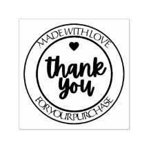 Personalizado “Hecho Con Amor” Gracias