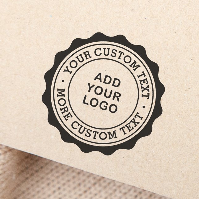 Sello Automático Personalizado logo empresa negocios frontera ondul (Subido por el creador)