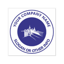 Personalizado logotipo comercial City Violet