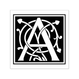 Sello Automático Personalizado Monogrammed Mercer Inicial