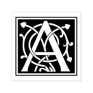 Sello Automático Personalizado Monogrammed Mercer Inicial