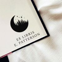 Personalizado Moon Forest & Stars Ex Libris Bookpl