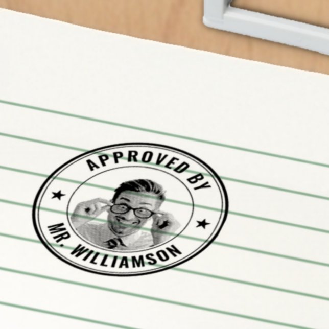 Sello Automático Personalizado Nombre del profesor Grado de aprobac (Subido por el creador)
