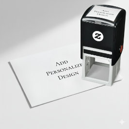 Sello Automático Personalizado Personalizado 1,5" x 1,5"
