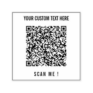 Sello Automático Personalizado Su código QR Información de análisis