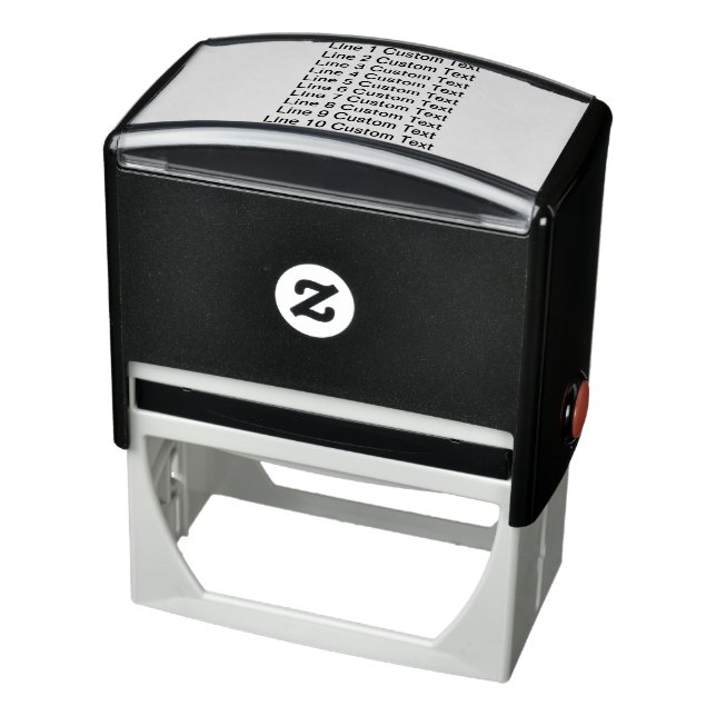 Sello Automático Personalizado tradicional Negocios 10 líneas de te (Producto)
