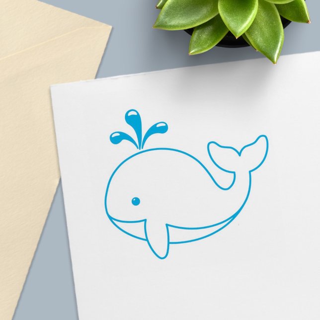 Sello Automático Personalizado Whale (Subido por el creador)