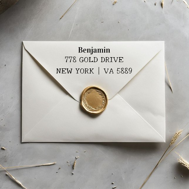 Sello Automático Personalized Self Inking Address Name Stamp (Subido por el creador)