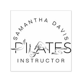 Sello Automático Pilates Poses en Palabra de Pilates