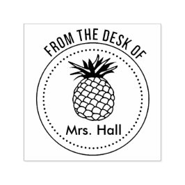 SELLO AUTOMÁTICO PINEAPPLE DEL ESCRITORIO DEL PERSONAL MAESTRO