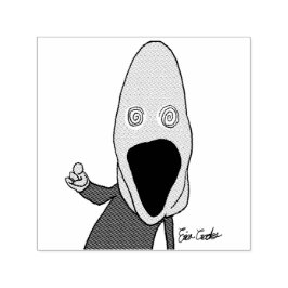 Sello Automático Pink brainwashed puppet pointing