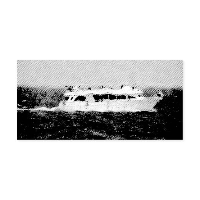 Sello Automático Pintura de barco (Diseño)