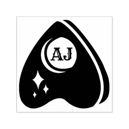 Sello Automático Planchette de mesa espiritual con iniciales