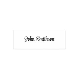 Sello Automático Plantilla de firma de script simple