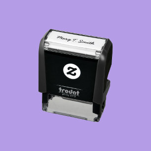 Sello Automático Plantilla de nombre de firma cursiva de guión come