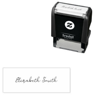 Sello Automático Plantilla de nombre de firma de script cursivo sim