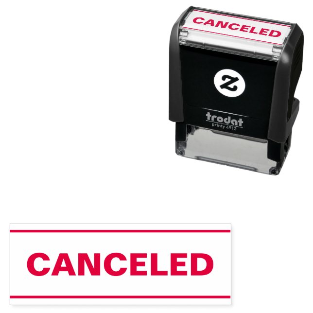Sello Automático Plantilla de texto CANCELADA (In Situ)