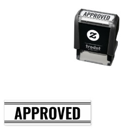 Sello Automático Plantilla de texto comercial aprobada