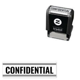 Sello Automático Plantilla de texto comercial CONFIDENCIAL