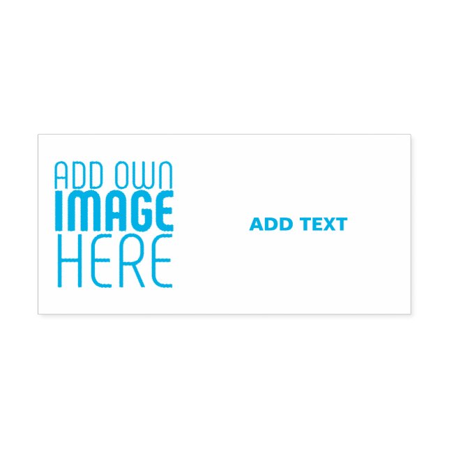 SELLO AUTOMÁTICO PLANTILLA DE TEXTO DE IMAGEN EDITABLE MODERNA AZUL (Diseño)