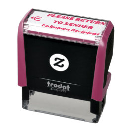 Sello Automático "POR FAVOR, DEVUELVA AL ENVÍO" "Destinatario desco