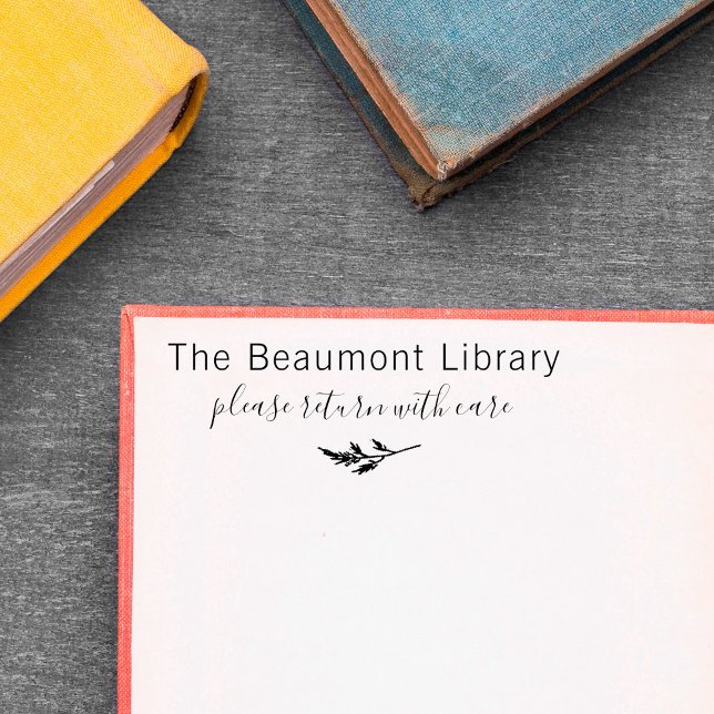 Sello Automático Por Favor Regresar Con Gris De La Biblioteca De Pe (Subido por el creador)