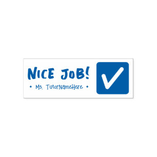 Sello Automático Positivo "¡BUENO TRABAJO!" Estampado de goma de tu