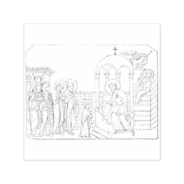 Sello Automático Presentación de la Santísima Virgen María (Diseño)