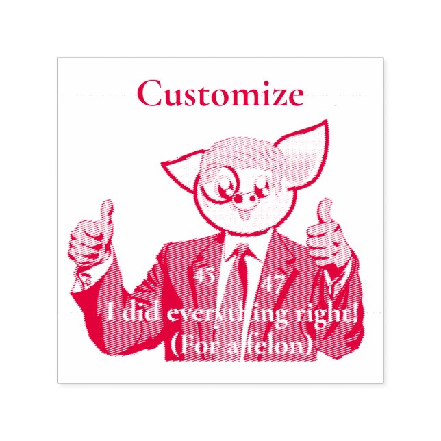 Sello Automático Presidente Felón Thunder_Cove (Diseño)