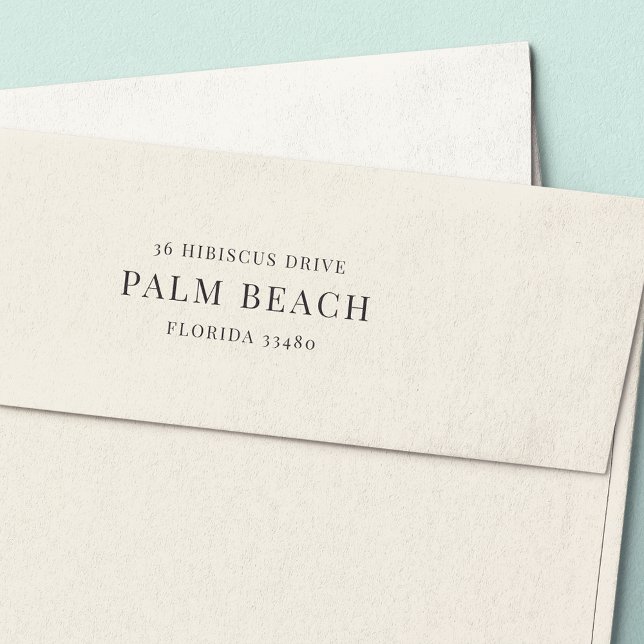 Sello Automático Prestige | Dirección de devolución mínima clásica (Subido por el creador)