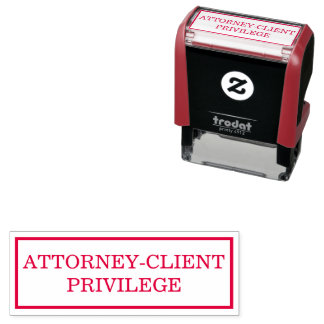 Sello Automático Privilegio de Abogado Cliente