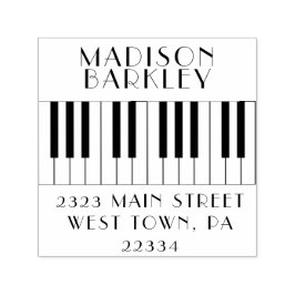 Sello Automático Profesor de música de piano