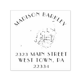 Sello Automático Profesor de música del Cuerno de Francia