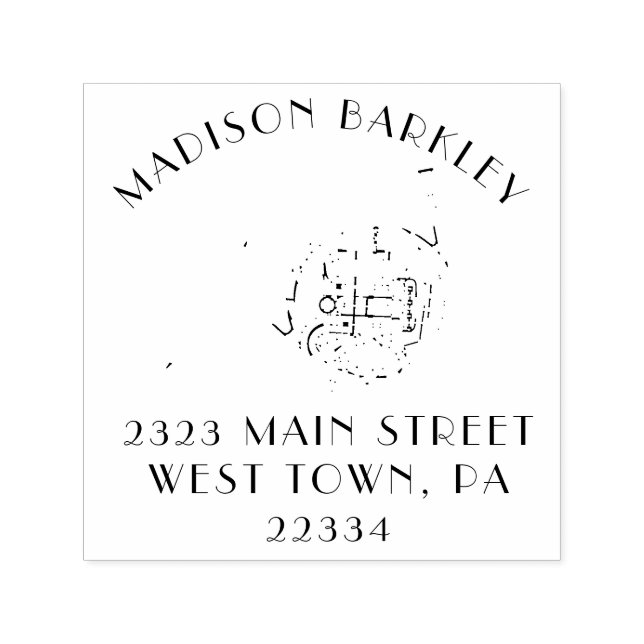 Sello Automático Profesor de música del Cuerno de Francia (Diseño)