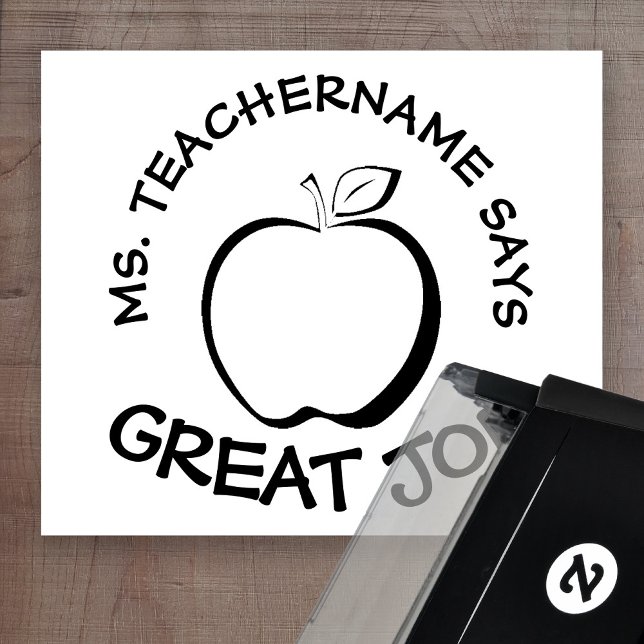 Sello Automático Profesor personalizado - Gran trabajo con Apple mo (Subido por el creador)