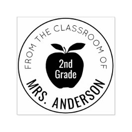 Sello Automático Profesora y grado | Del aula de