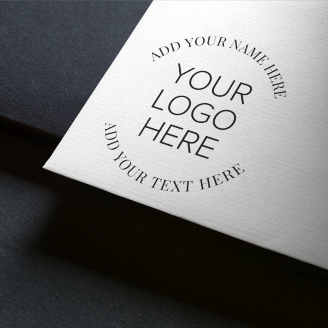 Sello Automático Promoción de redondeo de logotipo de empresa comer (Subido por el creador)